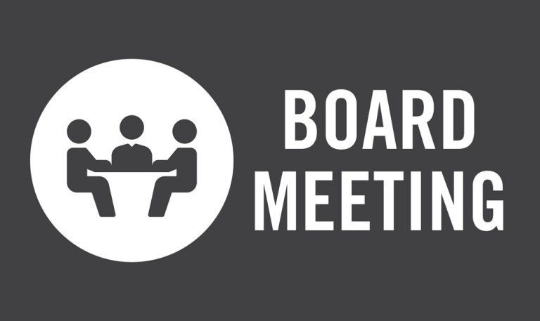 February Board Meeting Changed