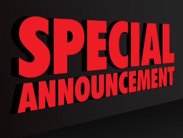 Special Announcement